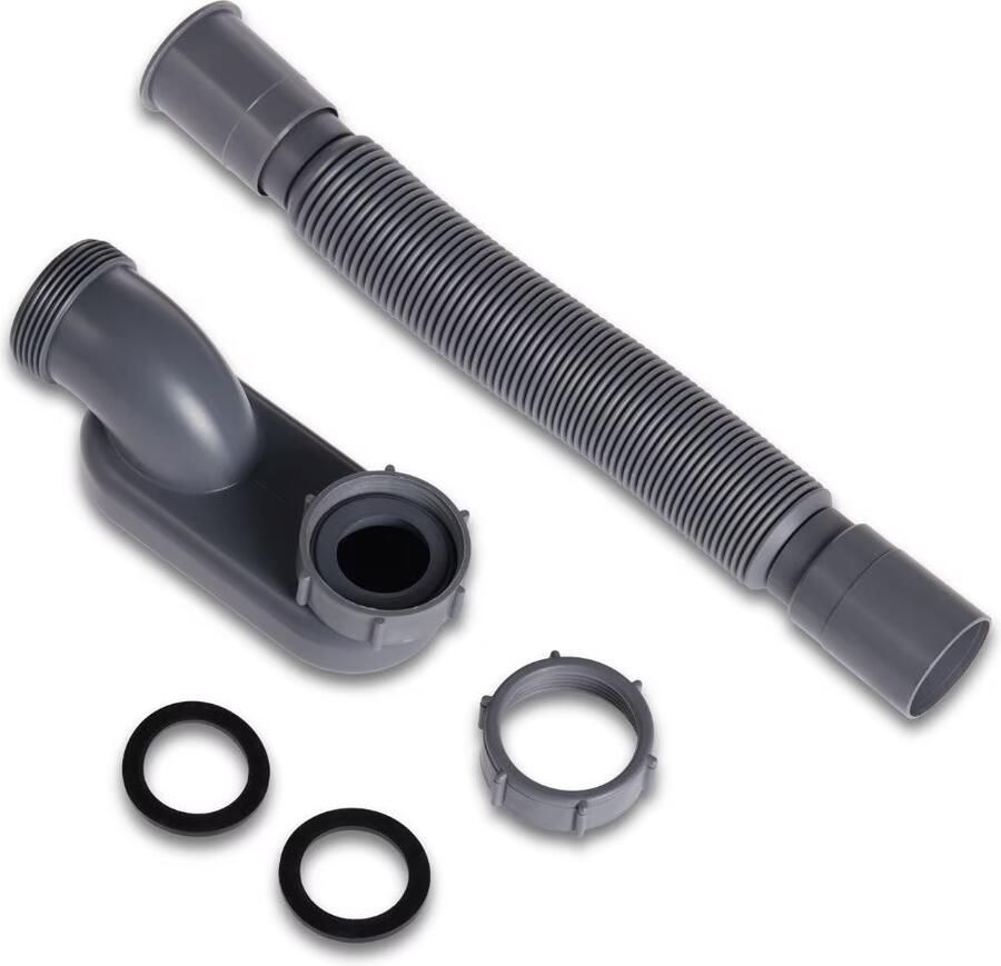 Blue Label Universeel sifon met flexibele slang voor bad - Foto 2