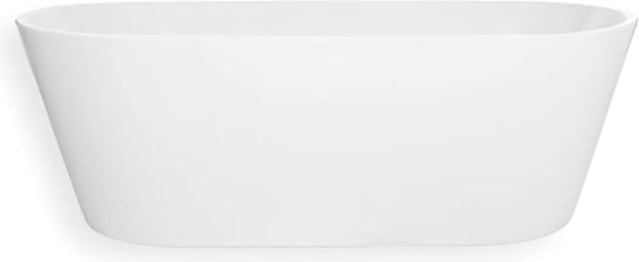 Blue Label Vrijstaand bad Joren | 180x85 cm | Acryl | Ovaal | Mat wit - Foto 2