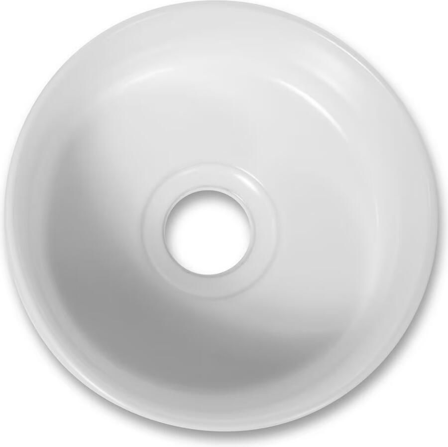 Blue Label Waskom Skov | 22 cm | Keramiek | Vrijstaand | Rond | Mat wit