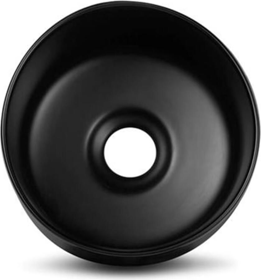 Blue Label Waskom Skov | 22 cm | Keramiek | Vrijstaand | Rond | Zwart - Foto 3