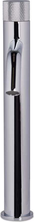 Blue Label Wastafelkraan Brondby Facet | Opbouw | Mengkraan | Hoog model | 1-hendel | Rond | Chroom - Foto 3