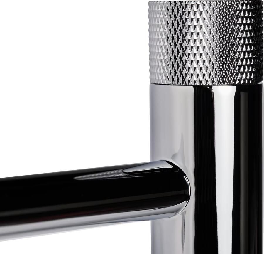 Blue Label Wastafelkraan Brondby Facet | Opbouw | Mengkraan | Hoog model | 1-hendel | Rond | Chroom