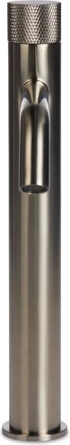 Blue Label Wastafelkraan Brondby Facet | Opbouw | Mengkraan | Hoog model | 1-hendel | Rond | Geborsteld nikkel PVD - Foto 3