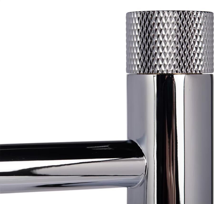 Blue Label Wastafelkraan Brondby Facet | Opbouw | Mengkraan | Laag model | 1-hendel | Rond | Chroom