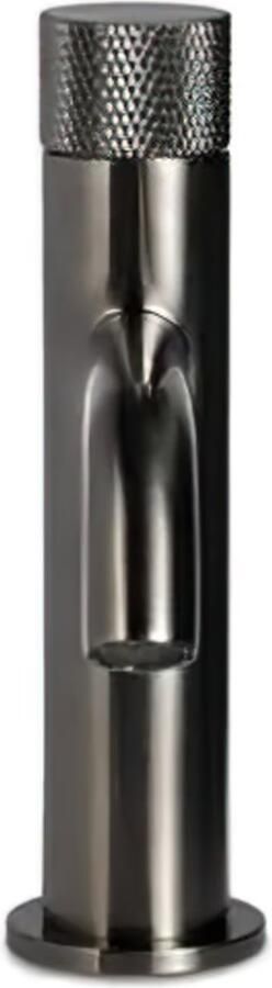 Blue Label Wastafelkraan Brondby Facet | Opbouw | Mengkraan | Laag model | 1-hendel | Rond | Gunmetal PVD - Foto 3