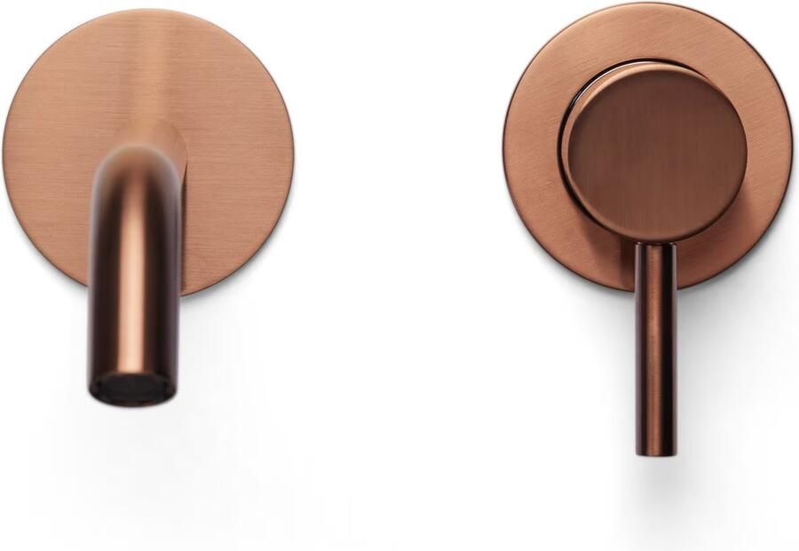 Blue Label Wastafelkraan Brondby | Inbouw | Mengkraan | Incl.Inbouwdeel | Rond | Geborsteld brons PVD - Foto 3