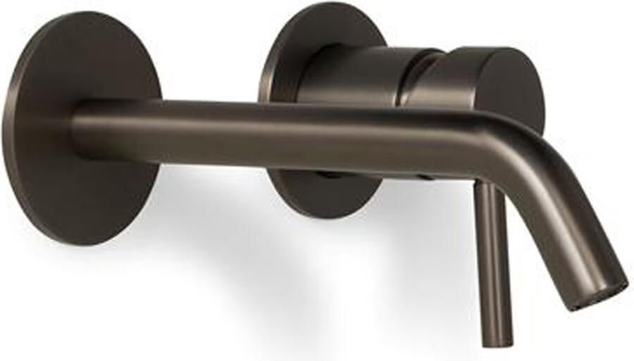 Blue Label Wastafelkraan Brondby | Inbouw | Mengkraan | Incl.Inbouwdeel | Rond | Gunmetal PVD - Foto 3