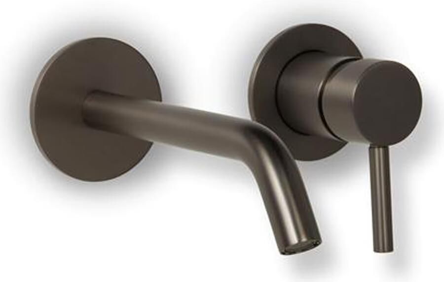 Blue Label Wastafelkraan Brondby | Inbouw | Mengkraan | Incl.Inbouwdeel | Rond | Gunmetal PVD - Foto 2