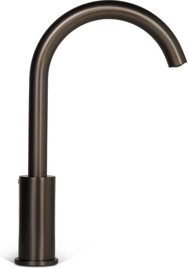 Blue Label Wastafelkraan Brondby | Opbouw | Draaibare uitloop | Mengkraan | Hoog model | 1-hendel | Rond | Gunmetal - Foto 2