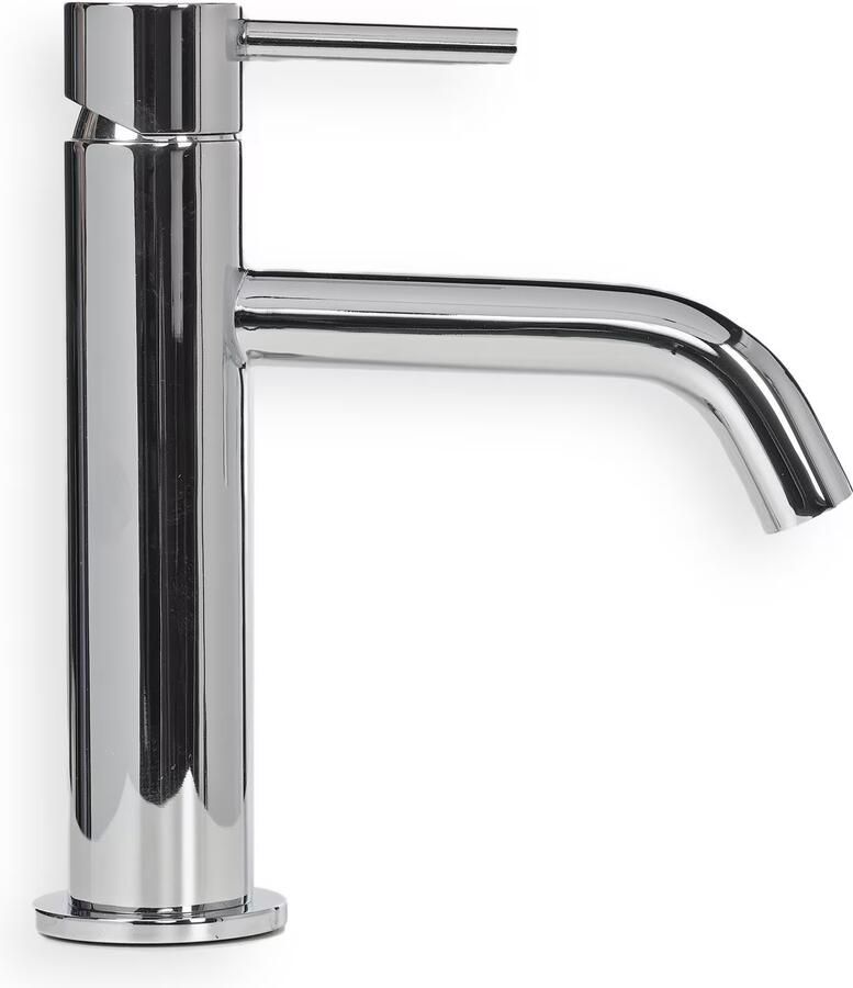 Blue Label Wastafelkraan Brondby | Opbouw | Mengkraan | 1-hendel | Rond | Chroom - Foto 2