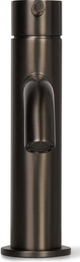 Blue Label Wastafelkraan Brondby | Opbouw | Mengkraan | 1-hendel | Rond | Gunmetal PVD - Foto 3