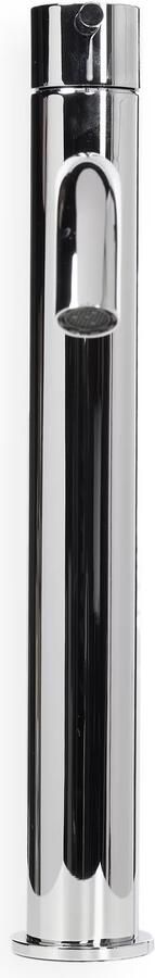 Blue Label Wastafelkraan Brondby | Opbouw | Mengkraan | Hoog model | 1-hendel | Rond | Chroom - Foto 3