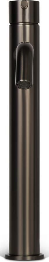 Blue Label Wastafelkraan Brondby | Opbouw | Mengkraan | Hoog model | 1-hendel | Rond | Gunmetal - Foto 3