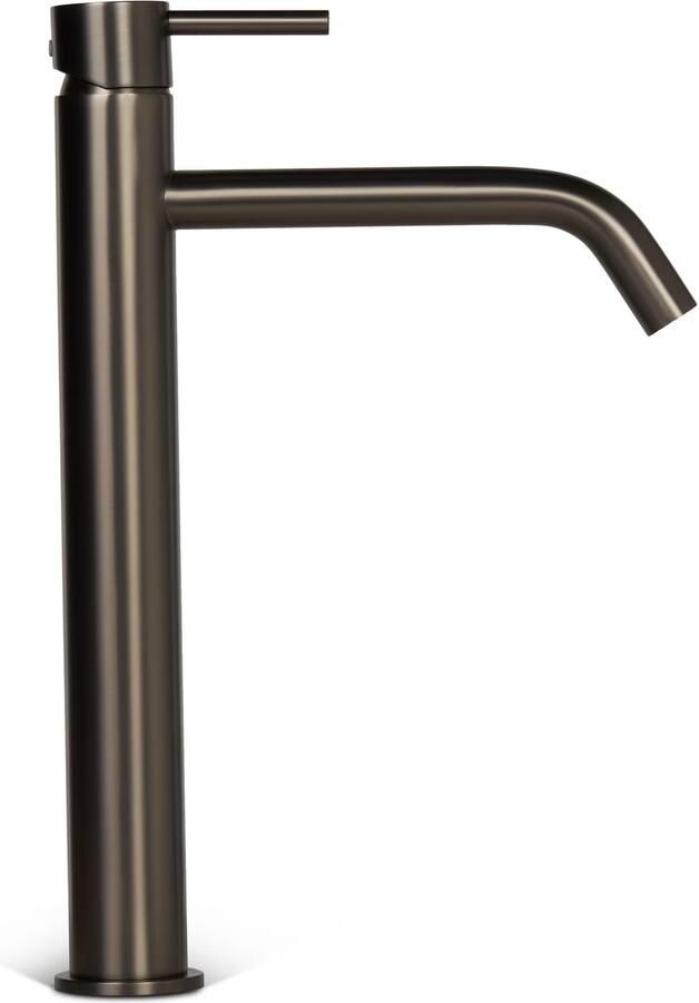 Blue Label Wastafelkraan Brondby | Opbouw | Mengkraan | Hoog model | 1-hendel | Rond | Gunmetal - Foto 2