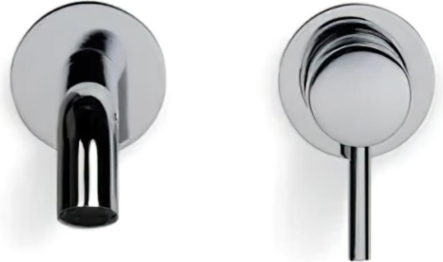 Blue Label Wastafelkraan Brondby XL | Inbouw | Mengkraan | Incl.Inbouwdeel | Rond | Chroom - Foto 3