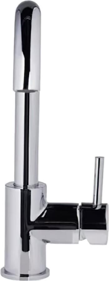 Blue Label Wastafelkraan Brondby XL | Opbouw | Draaibare uitloop | Mengkraan | Hoog model | 1-hendel | Rond | Chroom - Foto 3