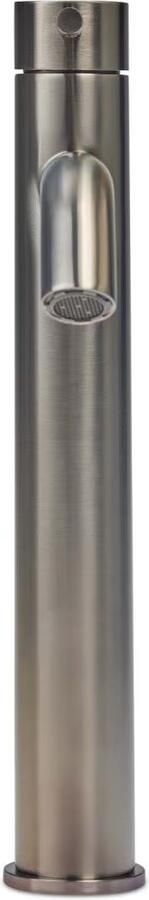 Blue Label Wastafelkraan Brondby XL | Opbouw | Mengkraan | Hoog model | 1-hendel | Rond | Rvs look - Foto 3