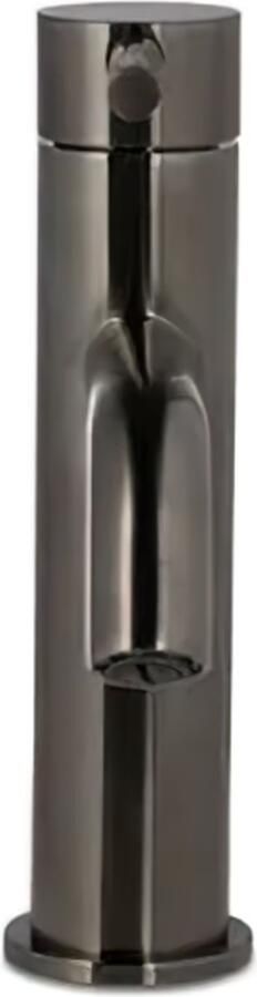 Blue Label Wastafelkraan Brondby XL | Opbouw | Mengkraan | Standaard model | 1-hendel | Rond | Gunmetal PVD - Foto 3