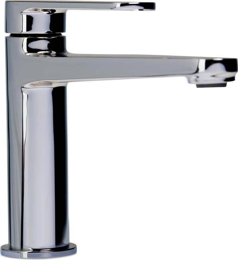 Blue Label Wastafelkraan Skive | Opbouw | Mengkraan | Laag model | 1-hendel | Rond | Chroom - Foto 3