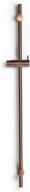 Blue Label Brondby Glijstang | Opbouw | Messing | 90 cm | Rond | Geborsteld brons