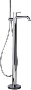 Blue Label Brondby vrijstaande bad mengkraan 80 cm rond chroom glans