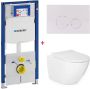 Blue Label Geberit Sigma UP320 toiletset 32 wandcloset wit glans 53 cm met softclose zitting en drukplaat wit glans - Thumbnail 1