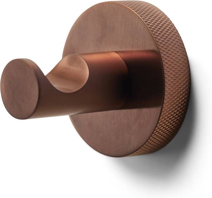 Blue Label Handdoekhaak Vida Facet | Wandmontage | Messing | Rond | Brons PVD