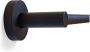 Blue Label Handdoekhouder Vida Facet | Wandmontage | 45 cm | Messing | Rond | Zwart mat - Thumbnail 1