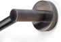 Blue Label Handdoekhouder Vida Facet | Wandmontage | 60 cm | Messing | Rond | Geborsteld nikkel PVD - Thumbnail 1