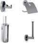 Blue Label Vida toilet accessoire set chroom glans - Thumbnail 1