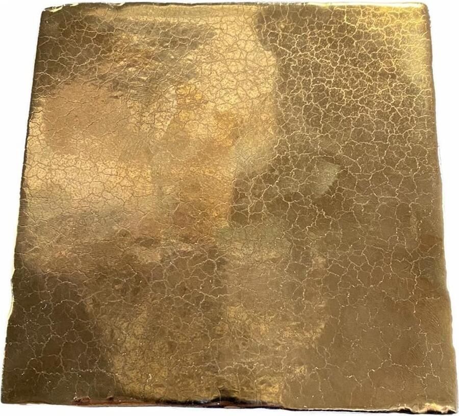 By Goof Oud Hollandse Witjes Wandtegel | 13x13 cm | Vintage | Glans Goud - Foto 3