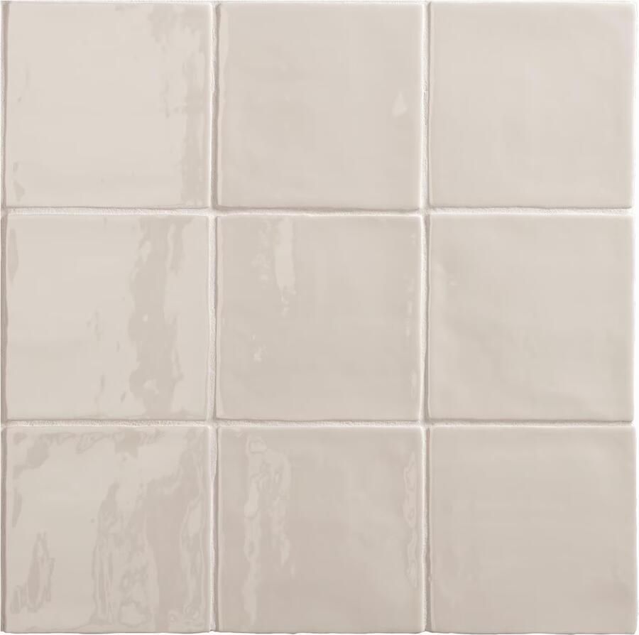 By Goof Oud Hollandse Witjes Wandtegel | 13x13 cm | Vintage | Glans Ivoor - Foto 2