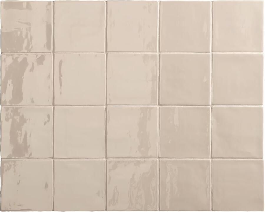 By Goof Oud Hollandse Witjes Wandtegel | 13x13 cm | Vintage | Glans Ivoor