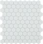 By Goof mozaiek hexagon 3.5x3.5 cm white - Thumbnail 1