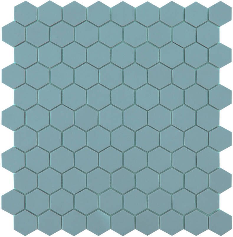 By Goof mozaiek hexagon 3.5x3.5cm jade