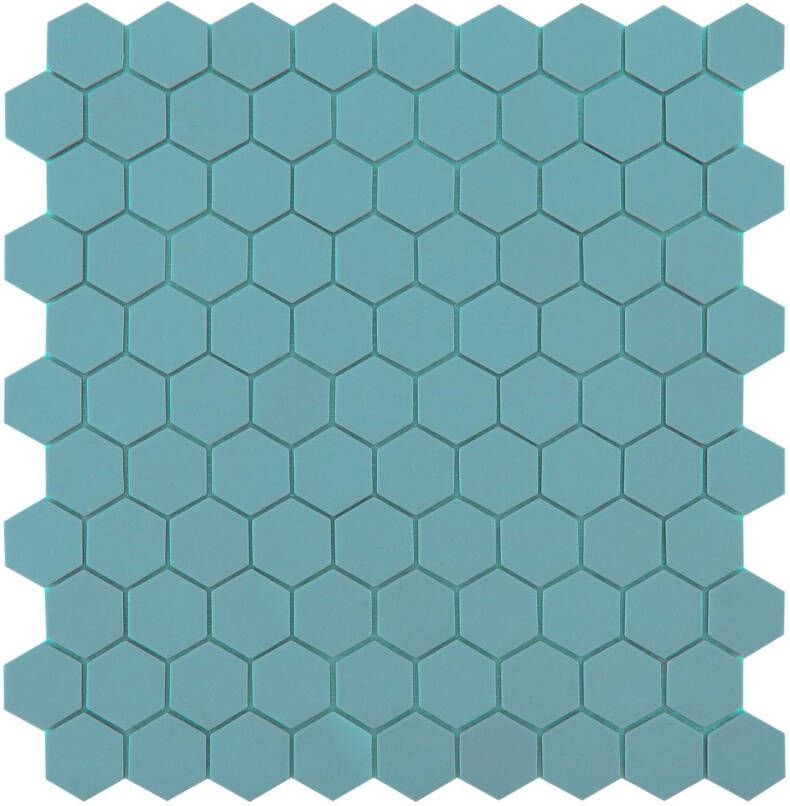 By Goof mozaiek hexagon 3.5x3.5cm jade