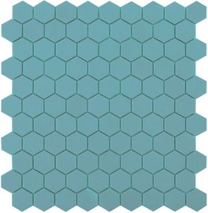 By Goof mozaiek hexagon 3.5x3.5cm jade