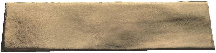 By Goof Oud Hollandse Witjes Wandtegel | 7.5x30 cm | Vintage | Glans Goud