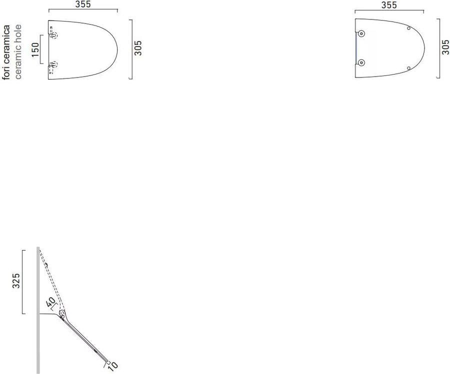 Catalano Deksel voor urinoir Sfera | Sofclose met quick-release | Duroplast | Mat zwart