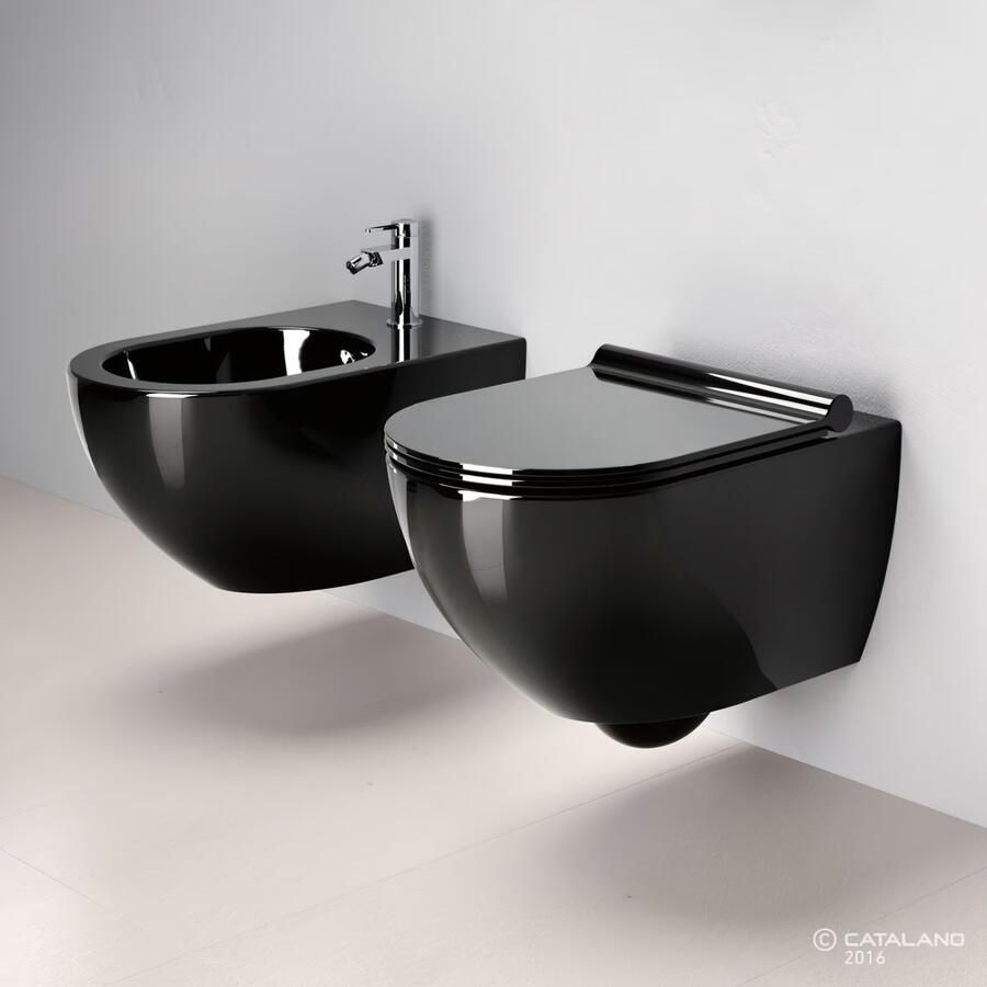 Catalano Toiletzitting Zero | Sofclose met quick-release | Duroplast | Zwart glans - Foto 3