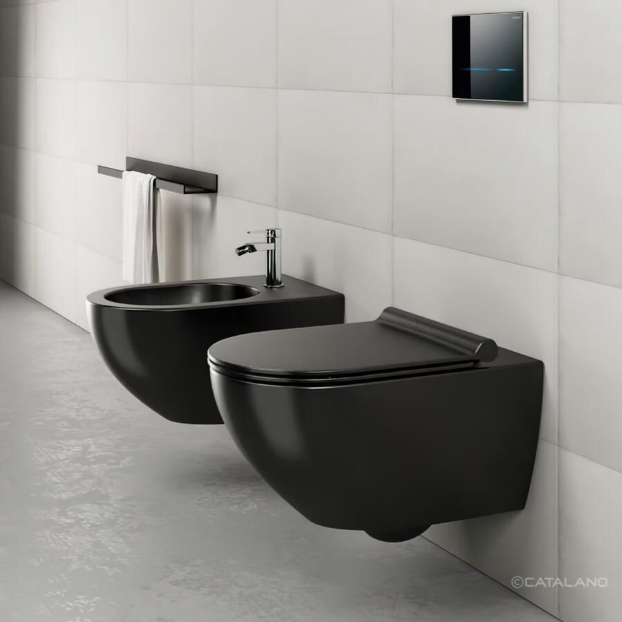 Catalano Toiletzitting Zero | Sofclose met quick-release | Duroplast | Zwart mat - Foto 2