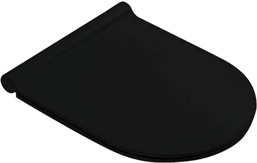 Catalano Zero toiletzitting softclose met quick-release mat zwart