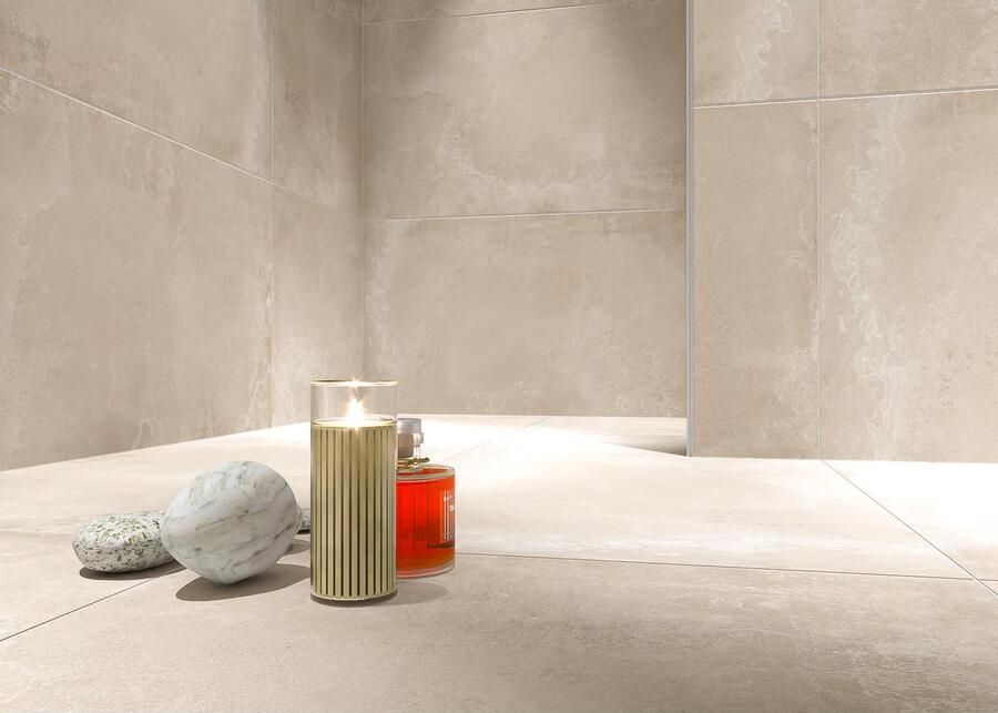 Century Blend Vloertegel | 60x120 cm | Gerectificeerd | Betonlook | Mat Beige