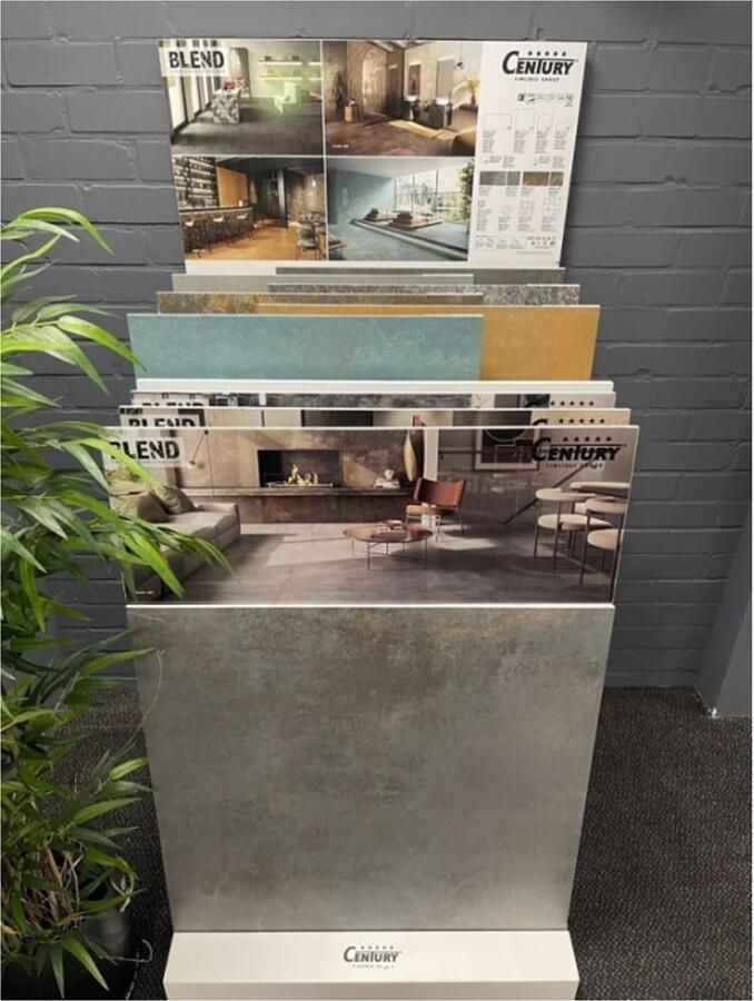 Century Blend Vloertegel | 60x120 cm | Gerectificeerd | Betonlook | Mat Grijs