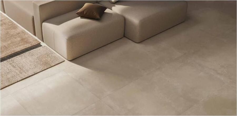 Century Blend Vloertegel | 60x60 cm | Gerectificeerd | Betonlook | Mat Beige - Foto 2