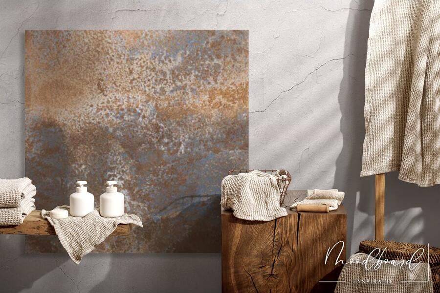 Century Blend Vloertegel | 60x60 cm | Gerectificeerd | Betonlook | Mat Bruin - Foto 2