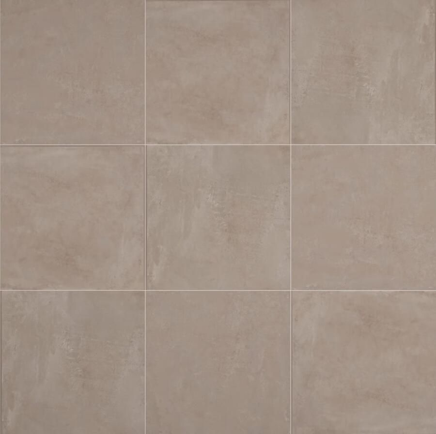 Century Titan Vloertegel | 60x60 cm | Gerectificeerd | Betonlook | Mat Bruin