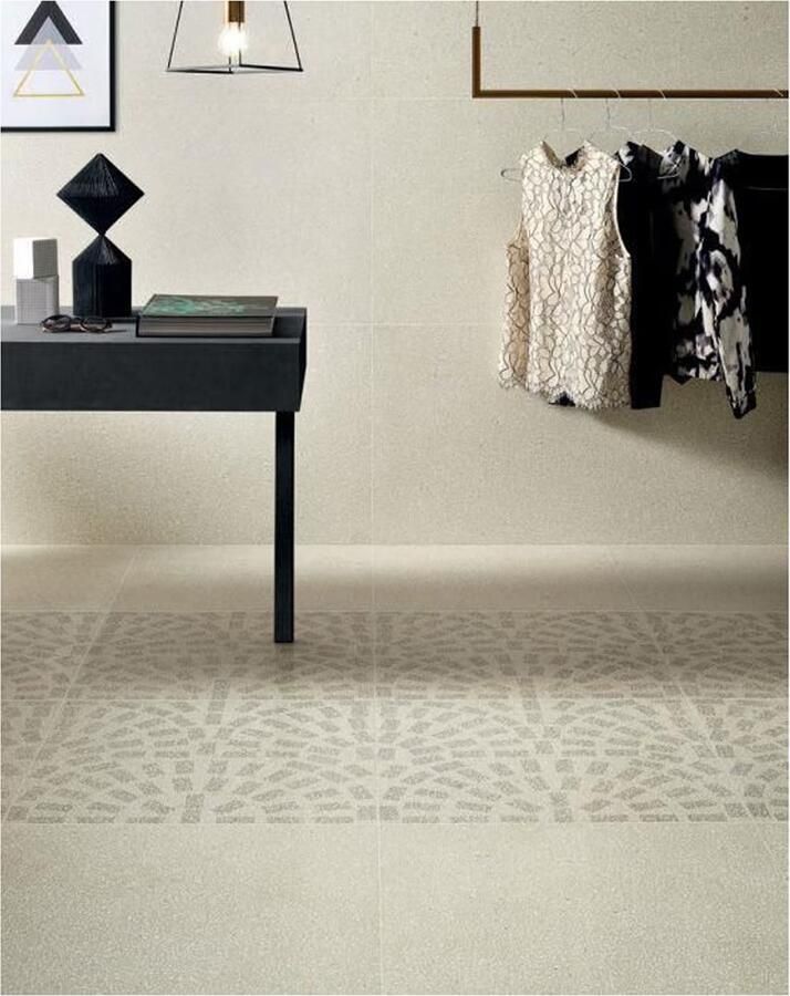 Ceramiche Coem Terrazzo Vloer- en wandtegel | 60x60 cm | Gerectificeerd | Vintage | Mat Beige