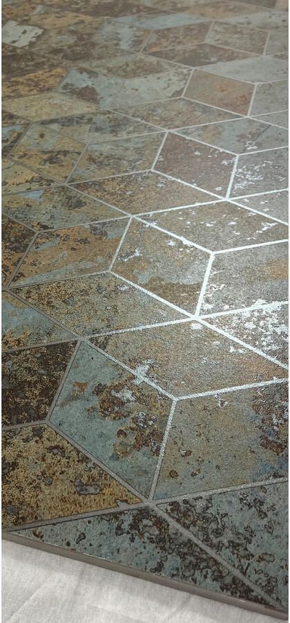 Cerpa Cerámica Maya Vloer- en wandtegel | 59x120 cm | Gerectificeerd | Industrielelook | Mat Blauw