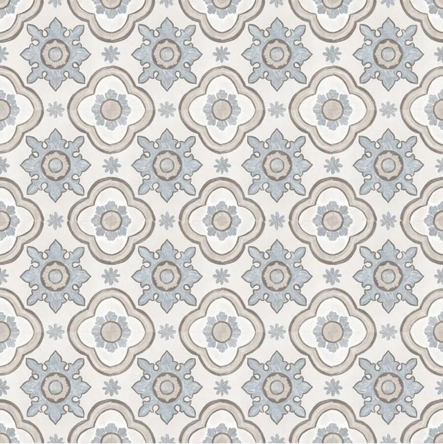 Cifre Ceramica Adobe Decor wand- en vloertegel 20x20cm Vierkant 8.5mm Basma White SW07310475-8 - Foto 2